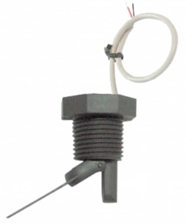 Paddle flow switches, reed switch contact, 1/2” male thread, long ...